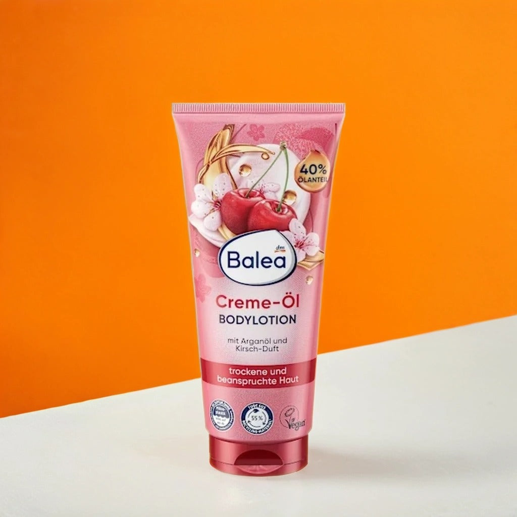 BALEA - LAIT CORPOREL CRÈME-HUILE CERISE, 200 ML