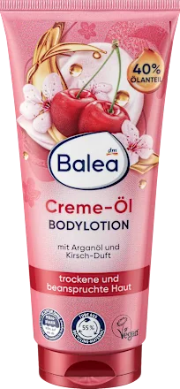 BALEA - LAIT CORPOREL CRÈME-HUILE CERISE, 200 ML