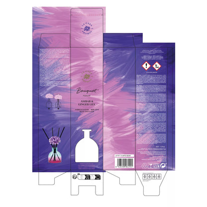 LACASADELOSAROMAS - AMBIENTADOR MIKADO BOUQUET ÁMBAR & GINGER LILY 40ML