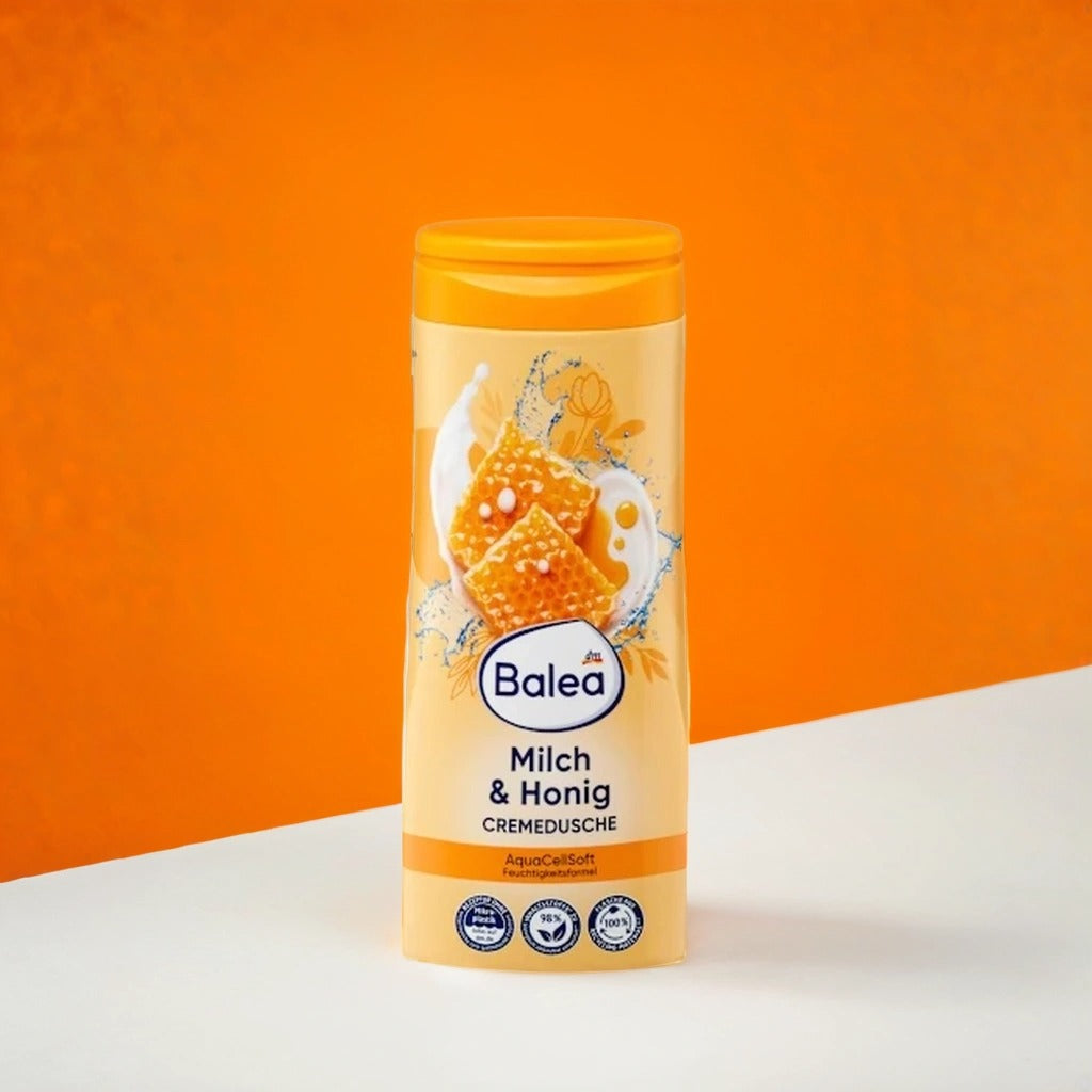 BALEA - CRÈME DE DOUCHE LAIT ET MIEL, 300 ML