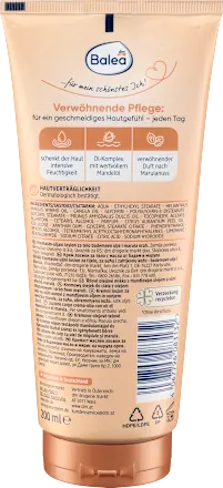 BALEA - LOTION POUR LE CORPS CRÈME-HUILE D'AMANDE, 200 ML