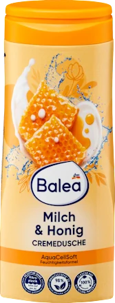 BALEA - CRÈME DE DOUCHE LAIT ET MIEL, 300 ML