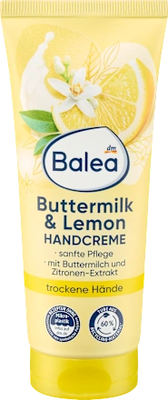 BALEA - CRÈME POUR LES MAINS AU BABEURRE ET AU CITRON, 100 ML